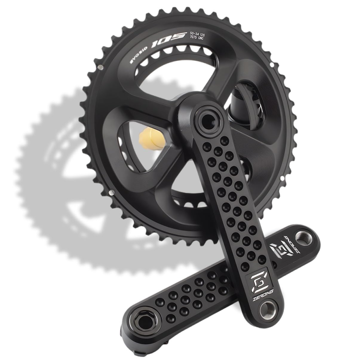 Amazon.co.jp: 50-34t/52-36t/53-39t ロードバイククランク